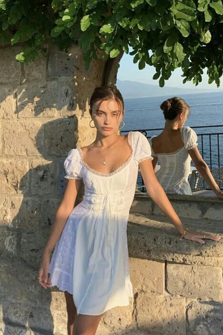 Blusa Romántica Blanca de Estilo Campestre para el Verano de ootd para argentina