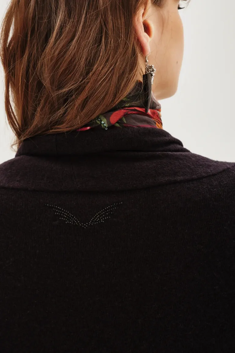 Cárdigan abierto con frente fluido y diseño de calce relajado para mujer de Rapsodia en Capas y Ponchos para argentina