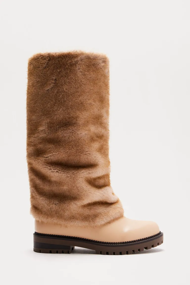 Botas luna piel sintética de Fashion Nova en Botas y Botinetas para argentina