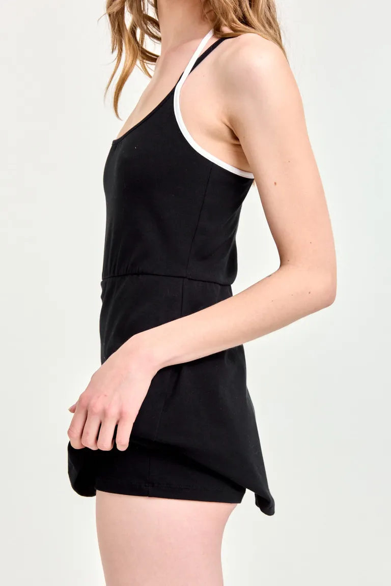 Vestido de algodón con tiras ajustables y calce cómodo de 47 Street en Vestidos para argentina