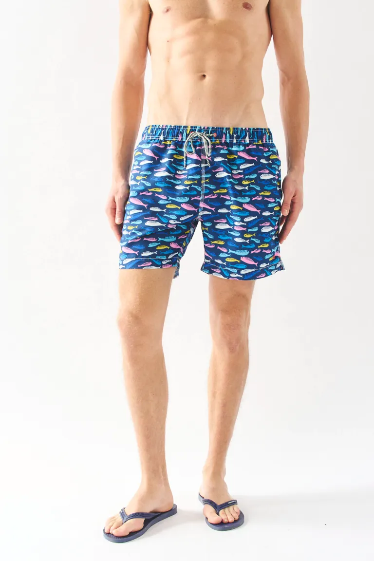 Shorts de baño estampado con diseño moderno y ajuste cómodo de Bensimon en Trajes de Baño para argentina