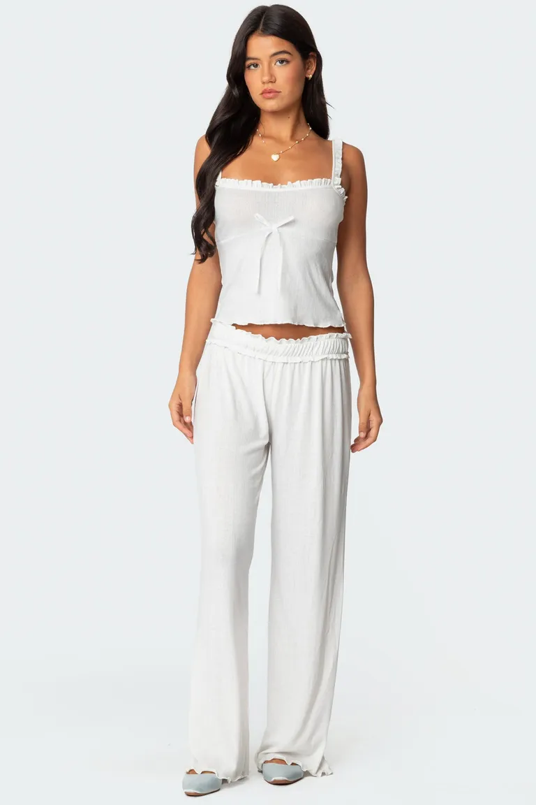 Pantalón sylvia pointelle de Edikted en Pantalones para argentina