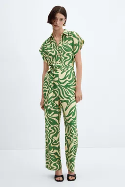 Mono camisero estampado de Mango en Monos para argentina