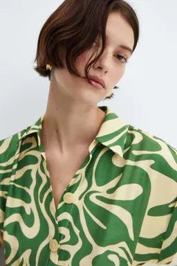Mono camisero estampado de Mango en Monos para argentina