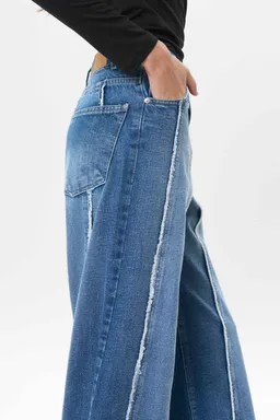 Jean denim penny ancho de Magda en Pantalones para argentina