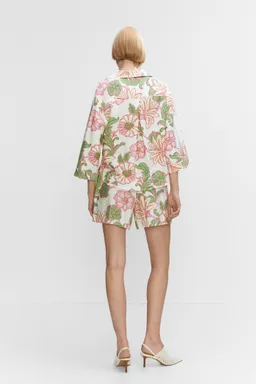 Camisa estampada texturizada de Mango en Camisas para argentina