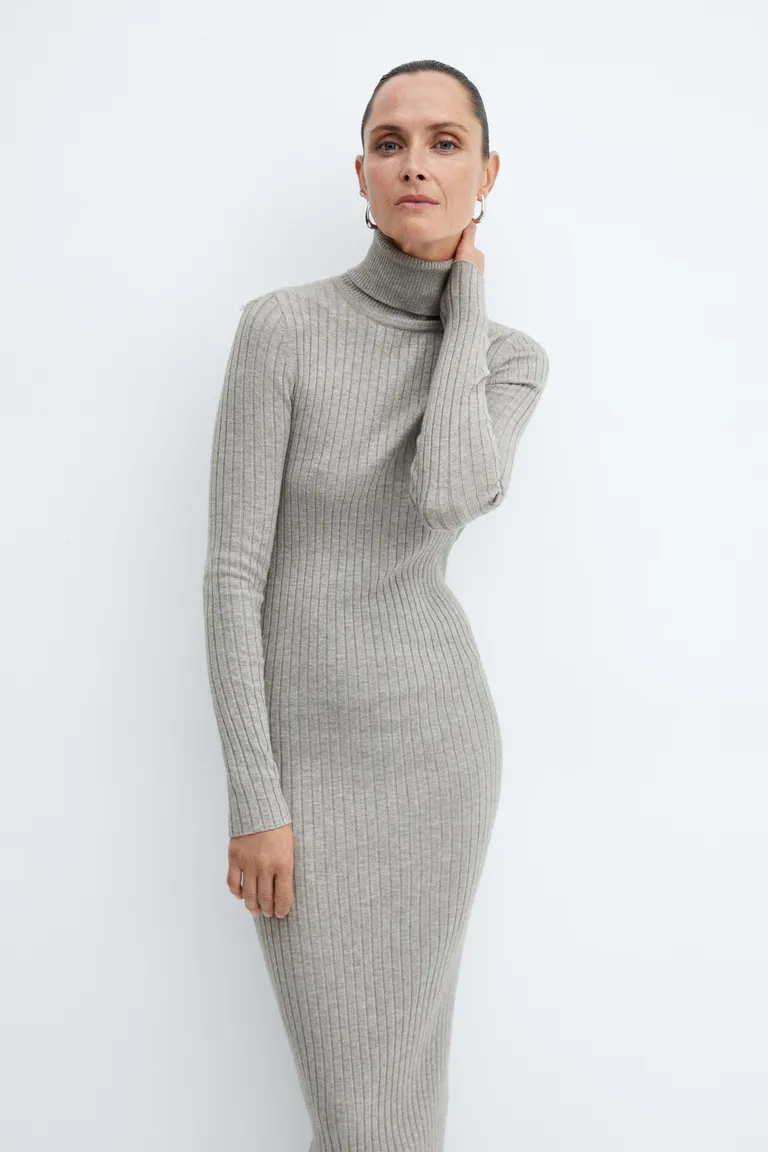 Vestido midi cuello alto de Mango en Vestidos para argentina
