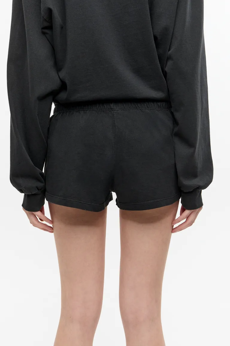 Shorts de jersey básicos con logo bordado para mujer de Ay Not Dead en Shorts para argentina