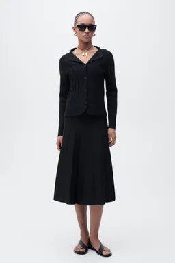 Chaqueta punto cuello solapa de Mango en Chaquetas para argentina