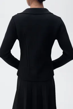 Chaqueta punto cuello solapa de Mango en Chaquetas para argentina