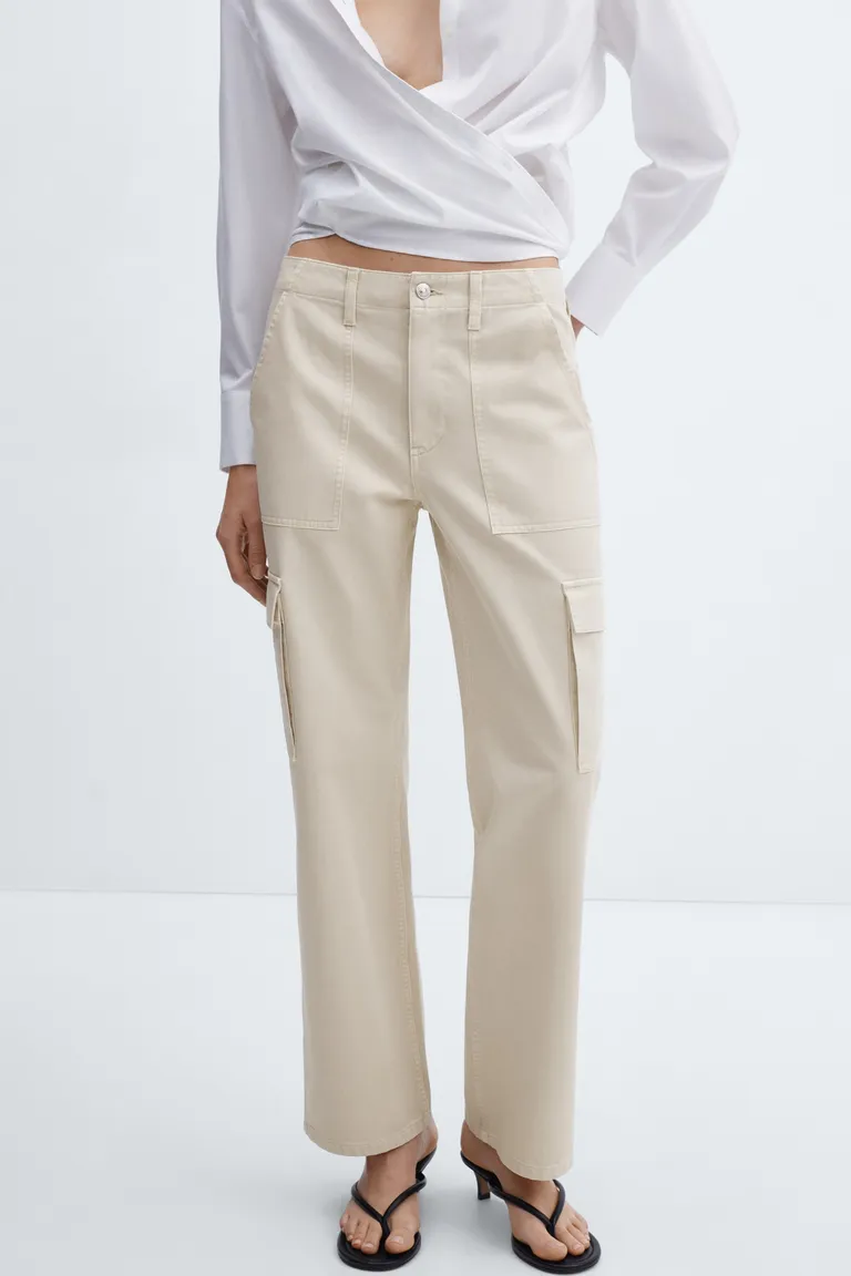 Jeans cargo con bolsillos de Mango en Pantalones para argentina