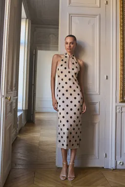 Vestido halter topos pedrería de Mango en Vestidos para argentina