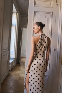 Vestido halter topos pedrería de Mango en Vestidos para argentina