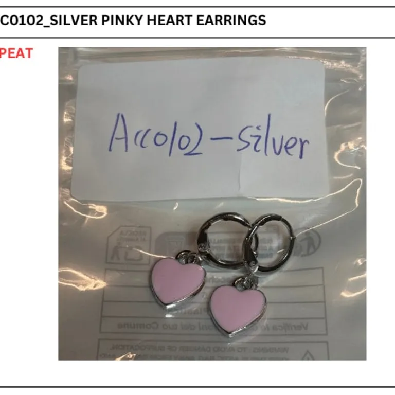 Aros corazón meñique de Edikted en Bijouterie para argentina