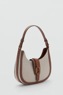 Bolso canvas hombro contraste de Mango en Bolsos y Carteras para argentina