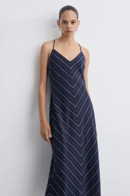 Vestido lyocell rayas de Mango en Vestidos para argentina