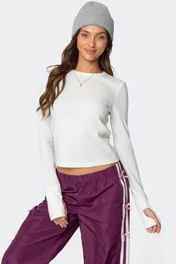 Remera manga larga waffle de Edikted en Buzos y Sweaters para argentina