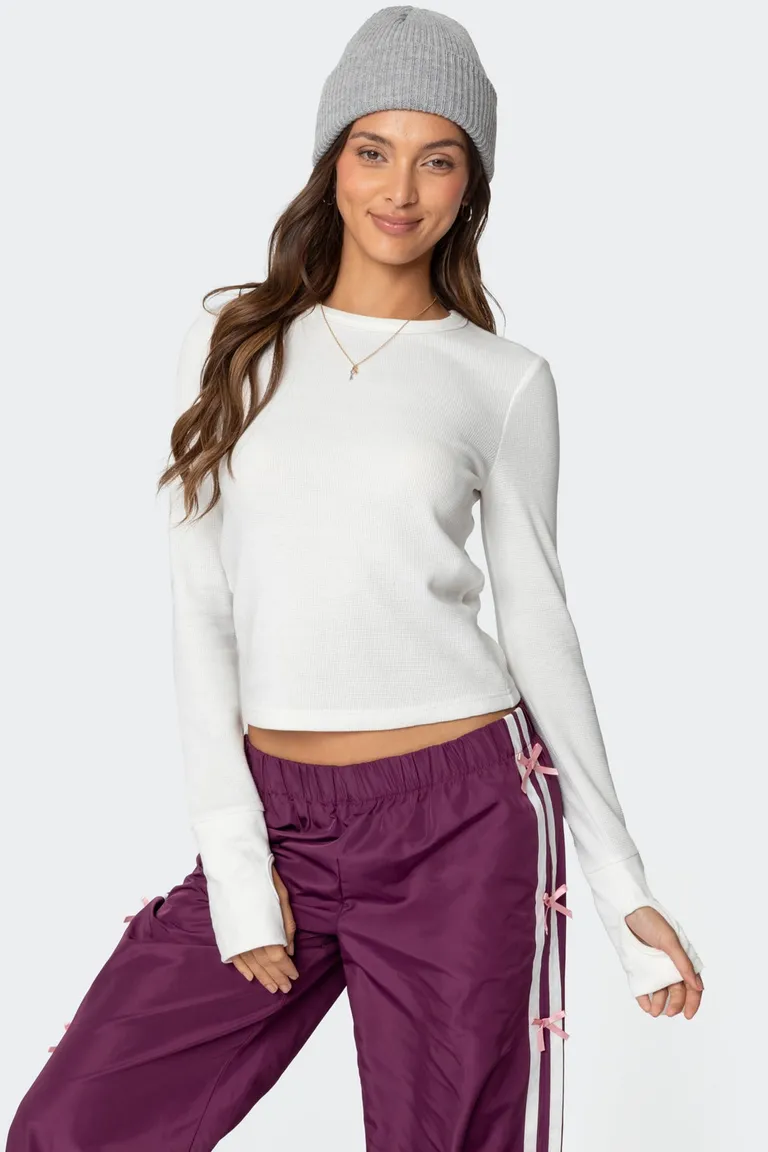 Remera manga larga waffle de Edikted en Buzos y Sweaters para argentina