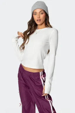 Remera manga larga waffle de Edikted en Buzos y Sweaters para argentina