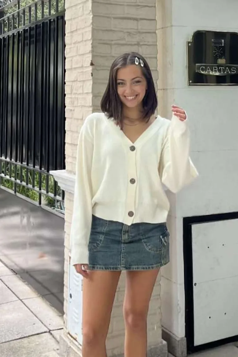 Cardigan Botones Elegante de Hesed en Buzos y Sweaters para argentina