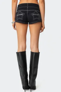 Micro short estrellas yazi de Edikted en Shorts para argentina