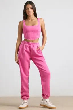 Joggers oversize rosa fuerte de Oh Polly en Pantalones para argentina