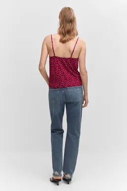 Top fruncido estampado de Mango en Tops para argentina