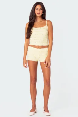 Musculosa lucy encaje volados de Edikted en Tops para argentina