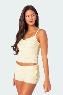 Musculosa lucy encaje volados de Edikted en Tops para argentina