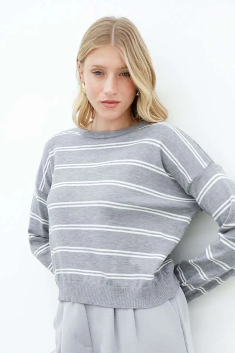 Sweater Diseño Rayado de Hesed en Buzos y Sweaters para argentina