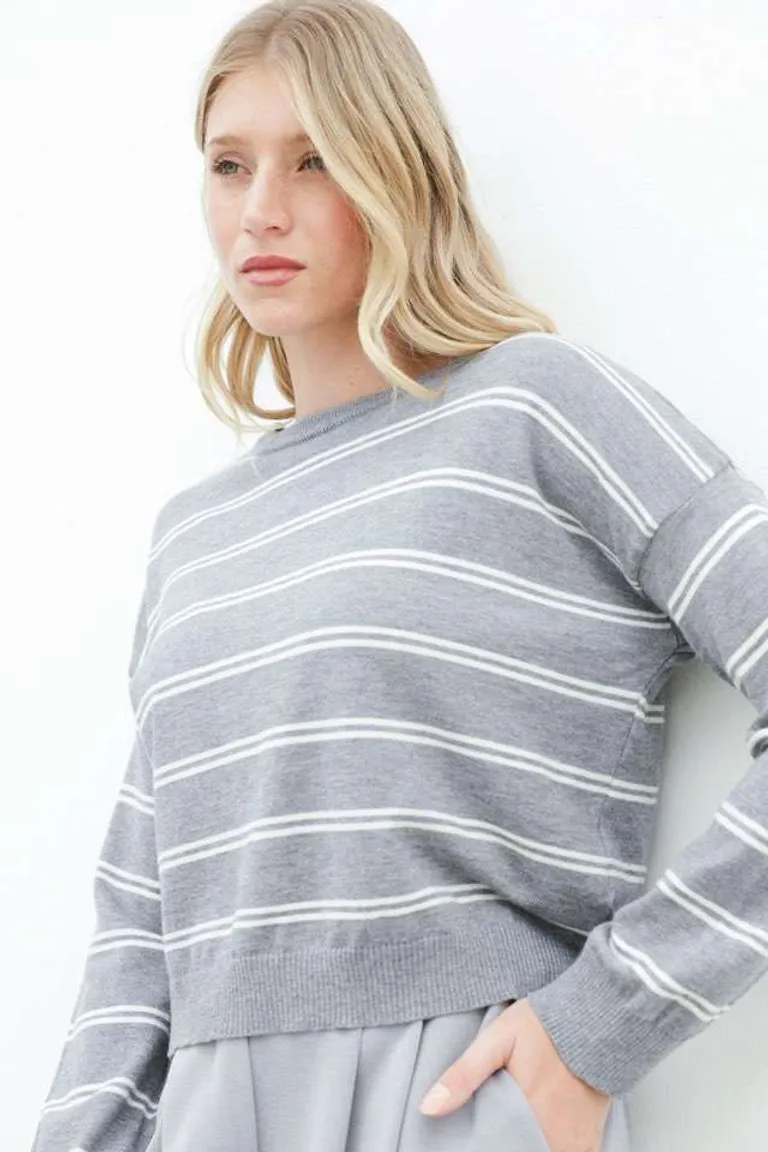 Sweater Diseño Rayado de Hesed en Buzos y Sweaters para argentina