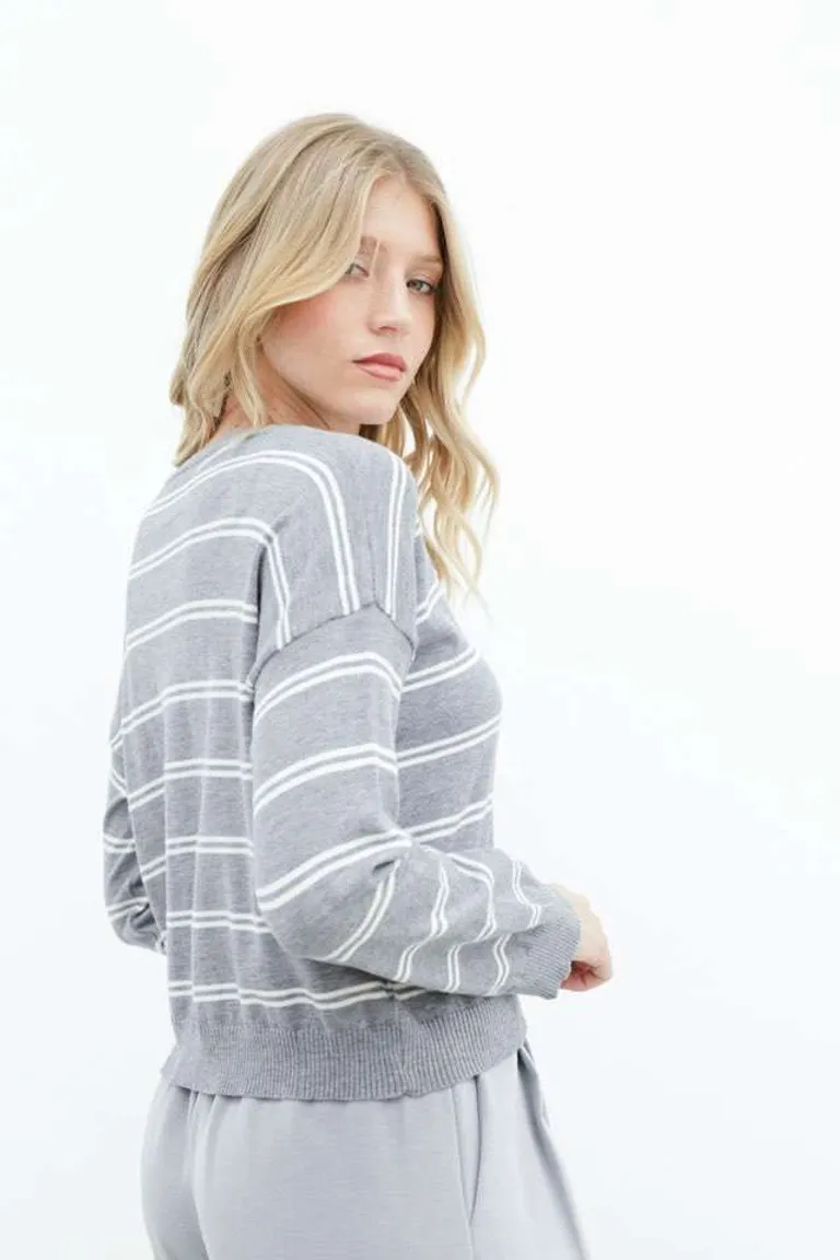 Sweater Diseño Rayado de Hesed en Buzos y Sweaters para argentina