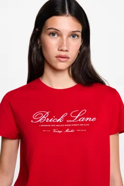 Remera algodón bordado de Mango Teen en Remeras para argentina
