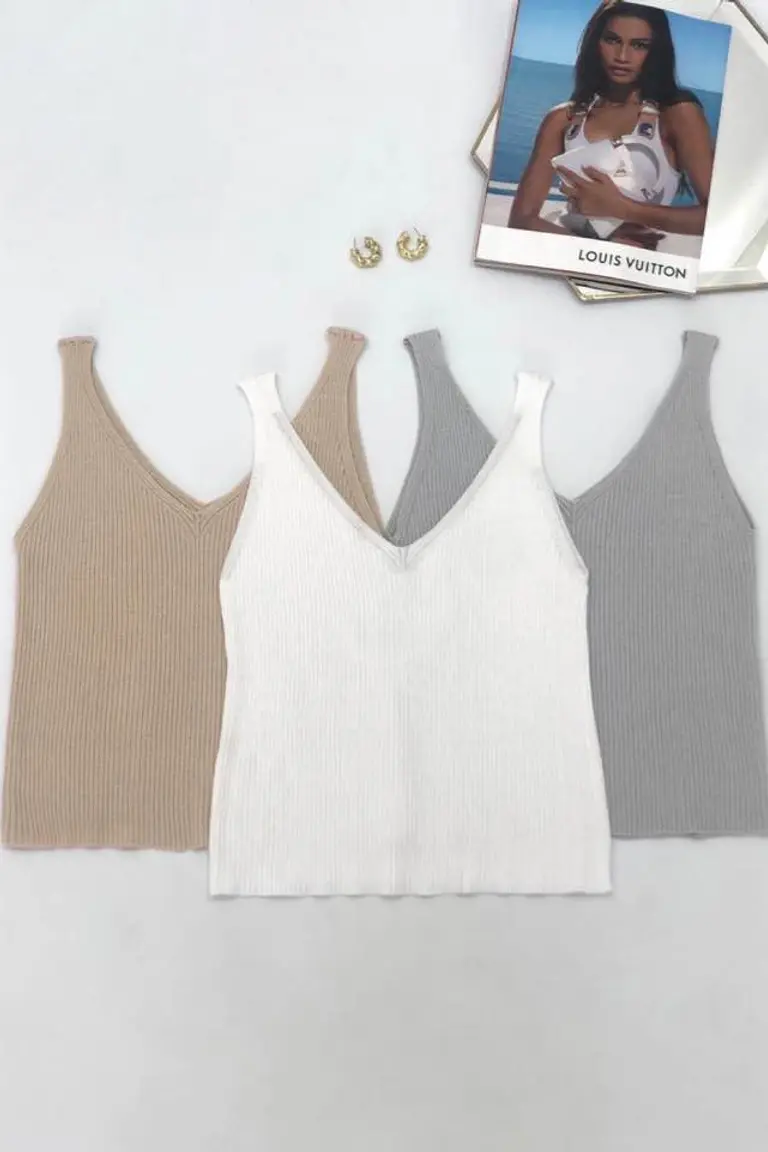 Musculosa Escote V de Hesed en Tops para argentina