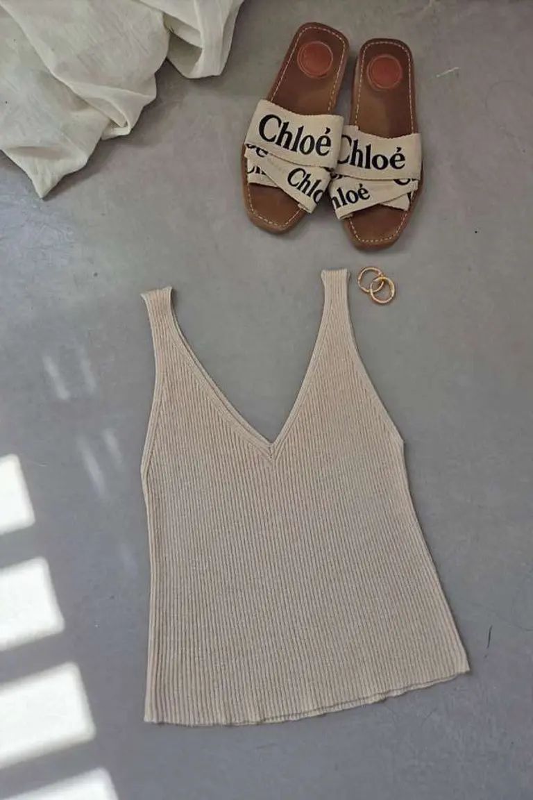 Musculosa Escote V de Hesed en Tops para argentina