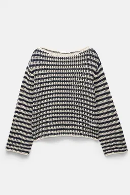 Jersey rayado crochet de Pull&Bear en Buzos y Sweaters para argentina