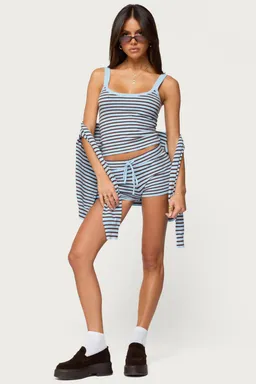 Musculosa tejido rayas lillian de Edikted en Tops para argentina
