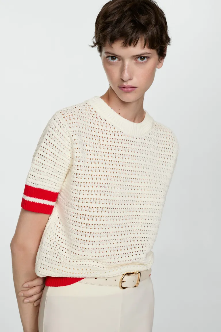 Jersey calado rayas de Mango en Buzos y Sweaters para argentina