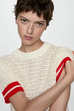 Jersey calado rayas de Mango en Buzos y Sweaters para argentina