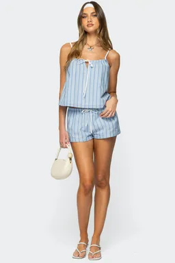 Top babydoll rayado birkley de Edikted en Tops para argentina