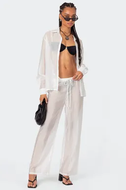 Camisa transparente oversized breezy de Edikted en Camisas para argentina