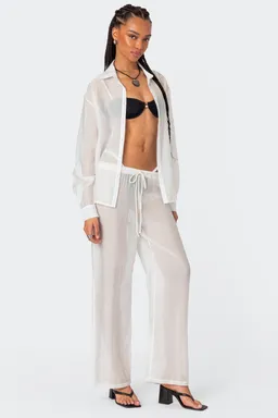 Camisa transparente oversized breezy de Edikted en Camisas para argentina