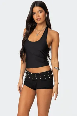 Top halter acanalado kiana de Edikted en Tops para argentina