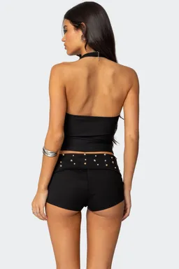 Top halter acanalado kiana de Edikted en Tops para argentina