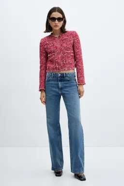 Chaqueta tweed con bolsillos de Mango en Chaquetas para argentina