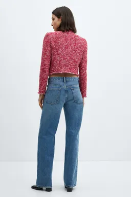 Chaqueta tweed con bolsillos de Mango en Chaquetas para argentina