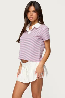 Top polo rayado lennie de Edikted en Tops para argentina