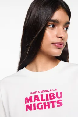 Remera con mensaje estampado de Mango Teen en Remeras para argentina