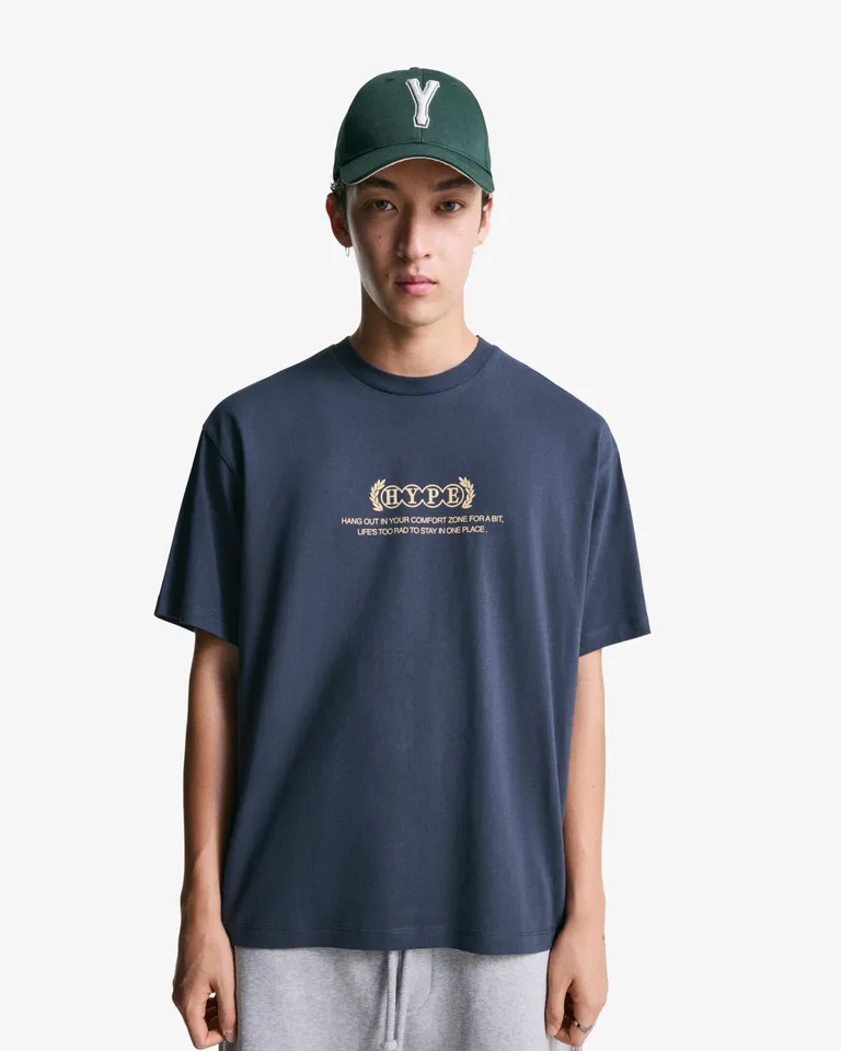 Remera manga corta estampada de Bershka en Remeras y Polos para argentina