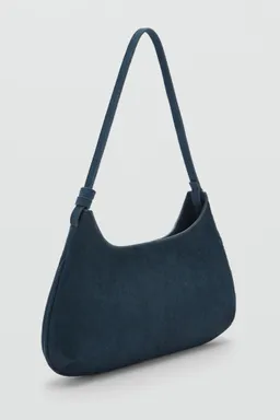 Bolso hombro piel con pelo de Mango en Bolsos y Carteras para argentina